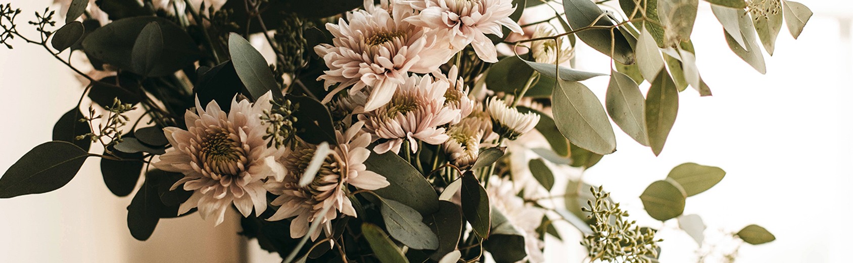 Beautiful flower bouquet for preplanning a burial